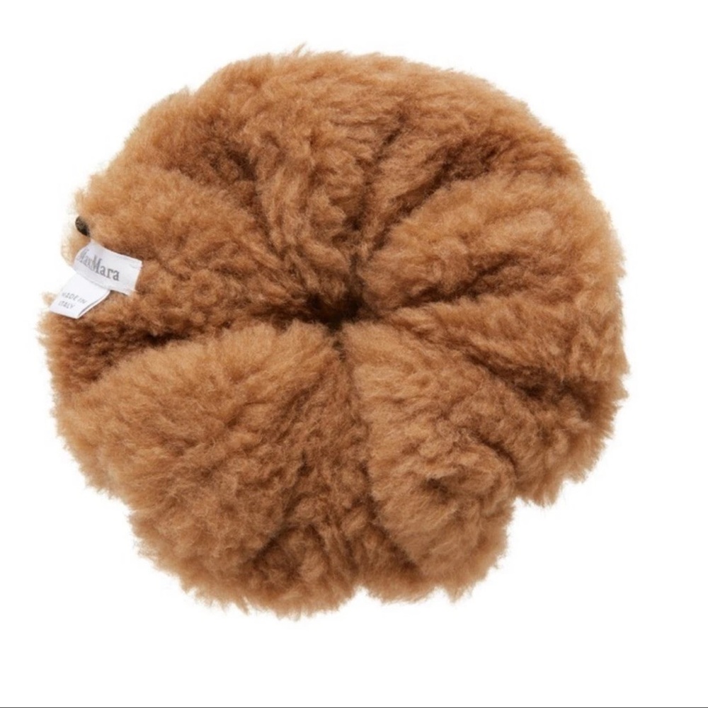 MaxMara NWT Camelwool Silk Blend Scrunchie Accessory